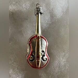 VINTAGE German Violin Ornament